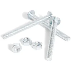 Discount Gifi 3 boulons poêlier cruciforme acier zingué - 6x60 mm