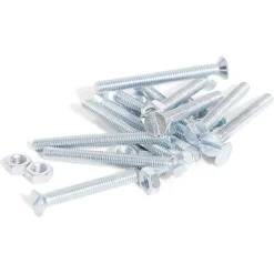 Discount Gifi 12 boulons tête fraisée acier zingué - 4x40 mm