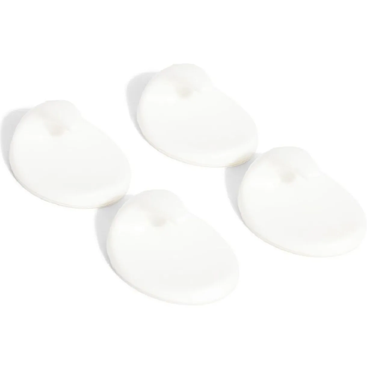 Online Gifi 4 crochets adhésifs en plastique blanc