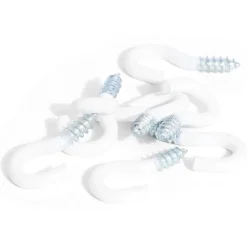 Sale Gifi 8 crochets ouverts en acier plastifié blanc - 2,5x20 mm
