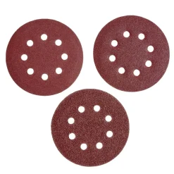 Outlet Gifi 12 disques abrasifs en Corindon pour ponceuses vibrantes - Ø125 mm