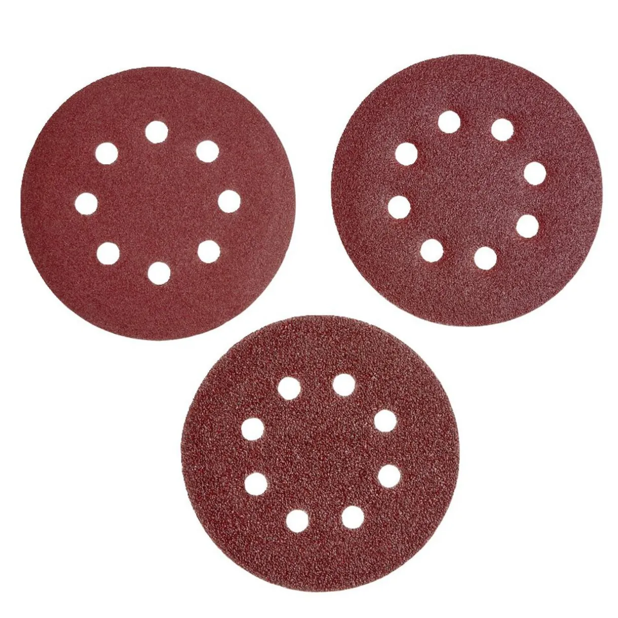 Outlet Gifi 12 disques abrasifs en Corindon pour ponceuses vibrantes - Ø125 mm