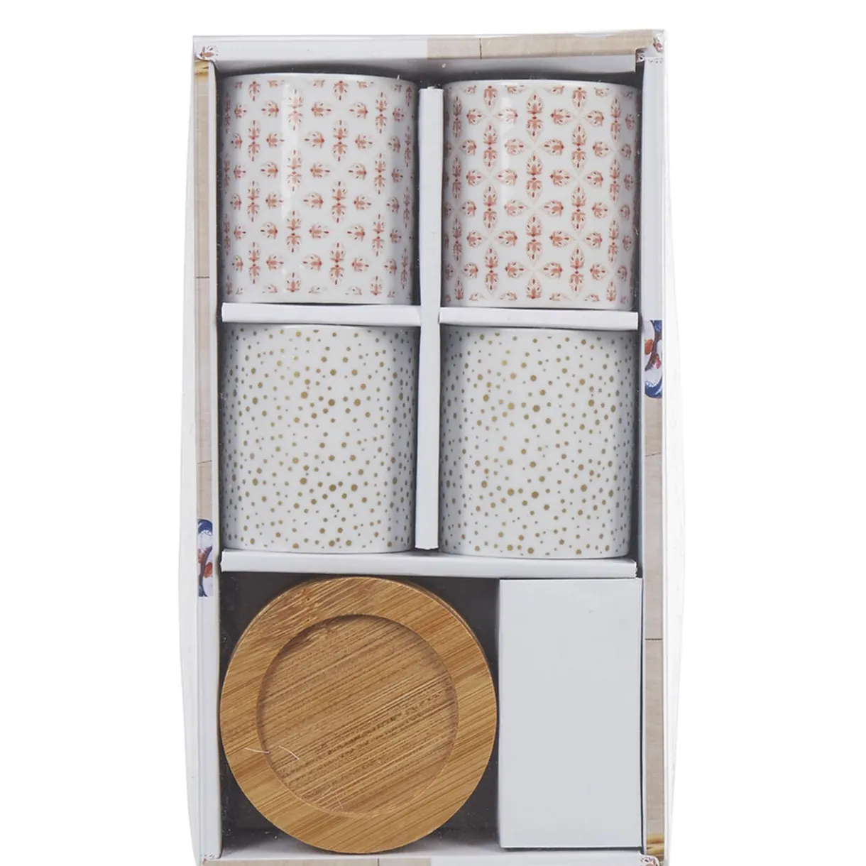 4 gobelets expresso avec sous tasse bois^Gifi New