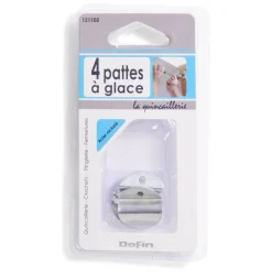 Sale Gifi 4 pattes à glace en acier nickelé - 25 mm