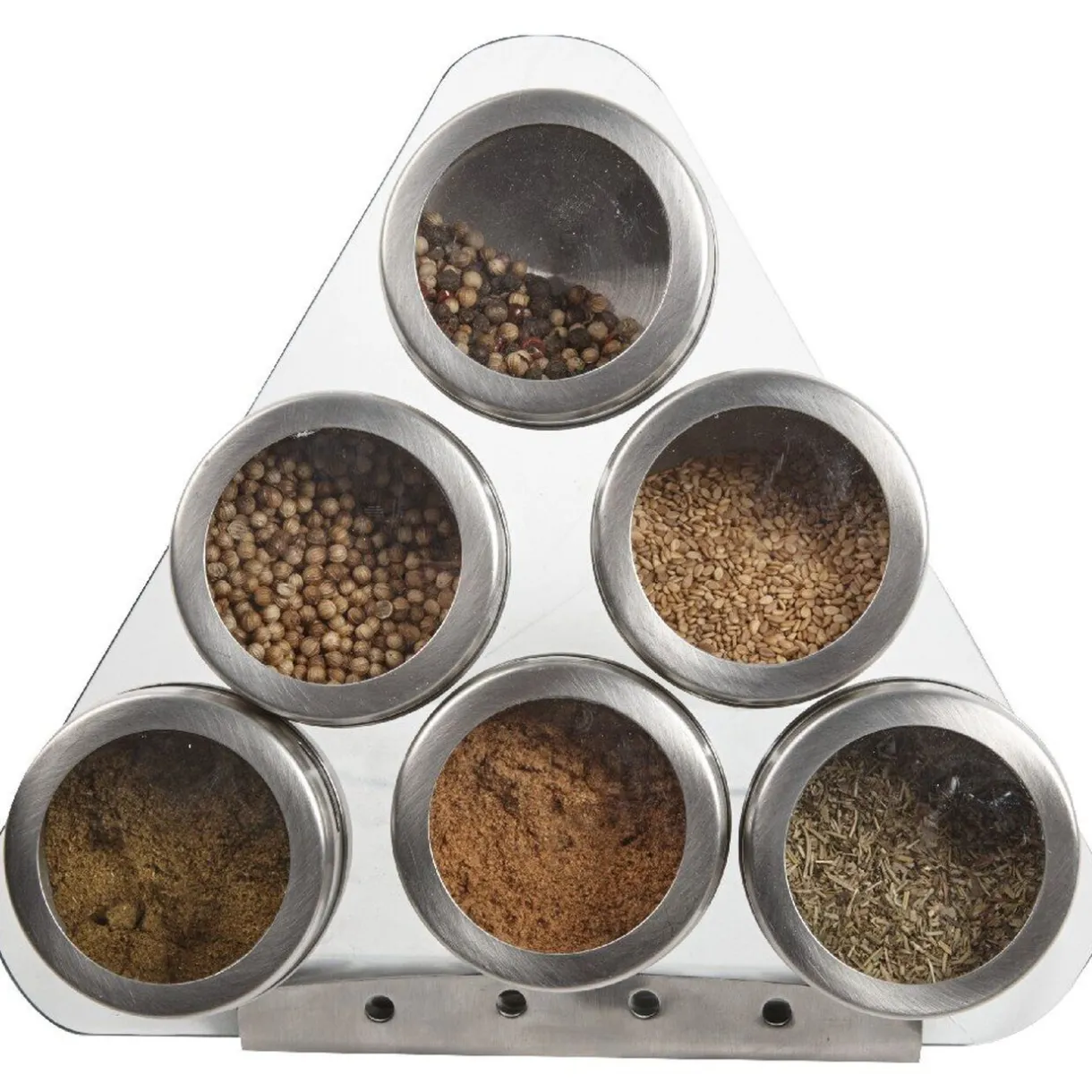 6 pots à épices avec support aimanté^Gifi