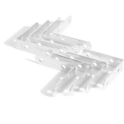 Hot Gifi 8 équerres de chaise acier zingué - 60x2 mm