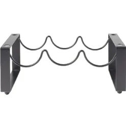 2 range bouteilles x3 métal noir^Gifi Sale