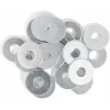 Hot Gifi 20 rondelles plates larges acier zingué Ø6 mm