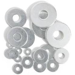 Clearance Gifi 20 rondelles plates larges assorties acier zingué - Ø3/4/5/8/10 mm