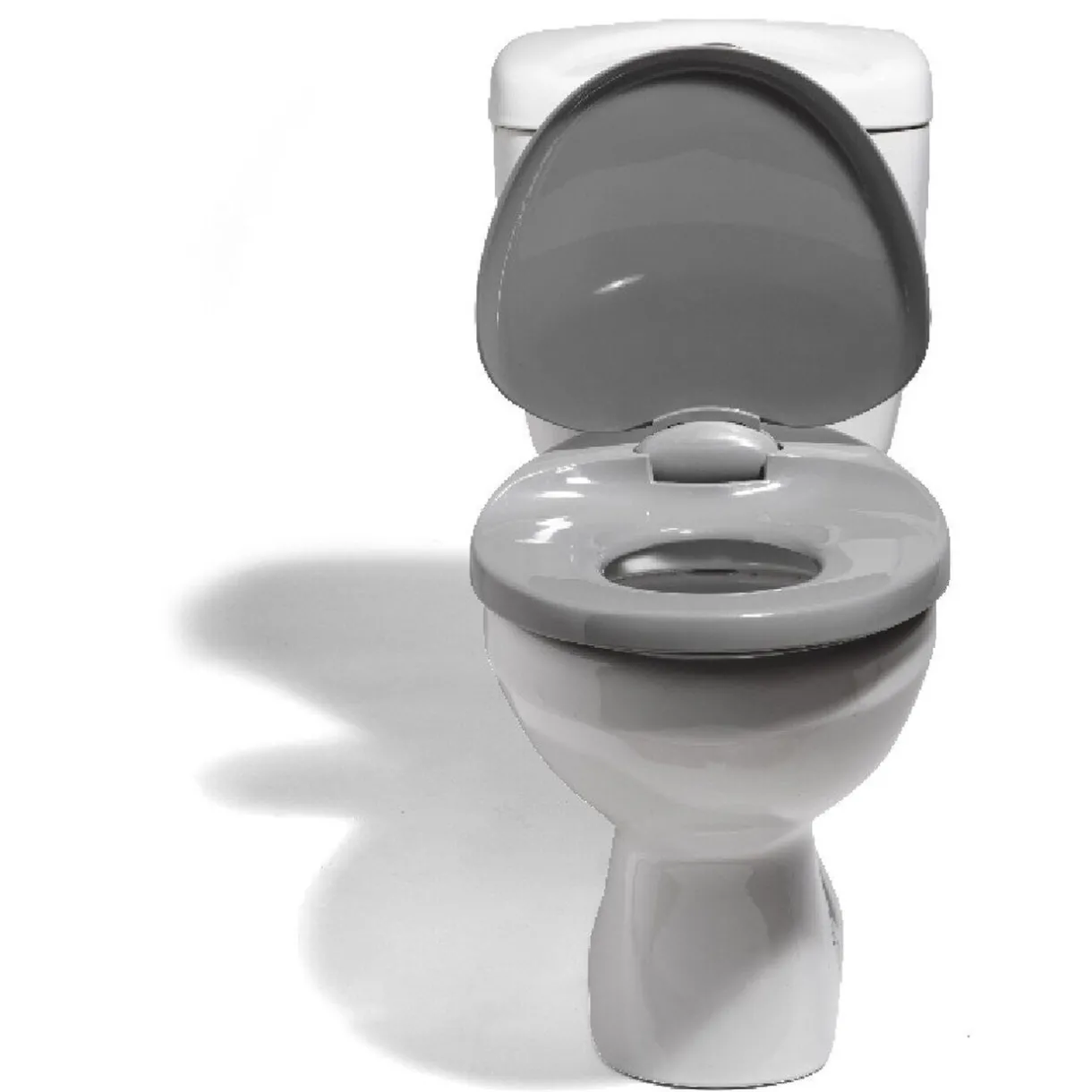 Online Gifi Abattant WC 2 en 1 gris
