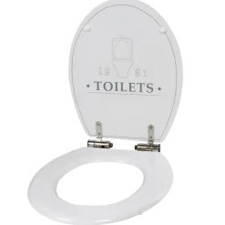 New Gifi Abattant WC 1981 TOILETS plastique blanc frein de chute