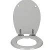 New Gifi Abattant WC uni gris frein de chute