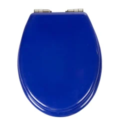 Online Gifi Abattant WC bleu foncé uni avec frein de chute