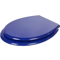 Online Gifi Abattant WC bleu foncé uni avec frein de chute