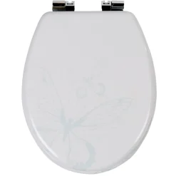 Discount Gifi Abattant WC design papillon