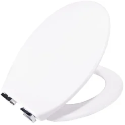 Online Gifi Abattant WC duroplast blanc avec frein de chute déclipsable réglable