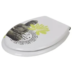 Clearance Gifi Abattant WC motif Bouddha design zen