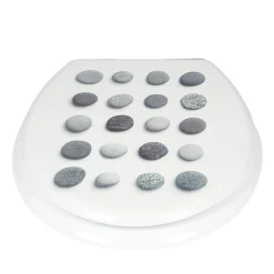 Best Gifi Abattant WC motif galets