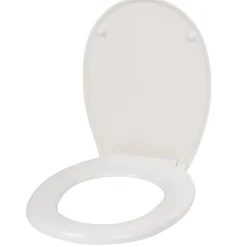 Discount Gifi Abattant WC plastique duroplast style bois frein de chute