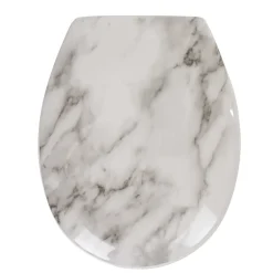 Online Gifi Abattant WC plastique duroplast style marbre frein de chute