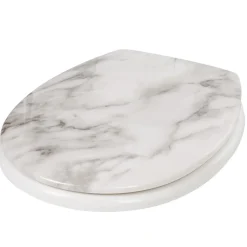 Online Gifi Abattant WC plastique duroplast style marbre frein de chute