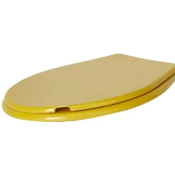 New Gifi Abattant WC plastique uni jaune moutarde