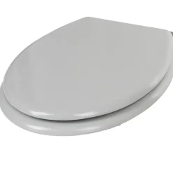 Clearance Gifi Abattant WC plastique uni gris frein de chute