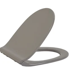 Hot Gifi Abattant WC plat uni taupe