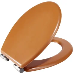 New Gifi Abattant WC terracotta frein de chute réglable déclipsable 46x36cm