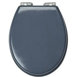 Outlet Gifi Abattant WC uni gris avec frein de chute