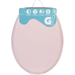 Clearance Gifi Abattant WC uni rose frein de chute