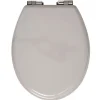 Clearance Gifi Abattant WC uni taupe avec frein de chute