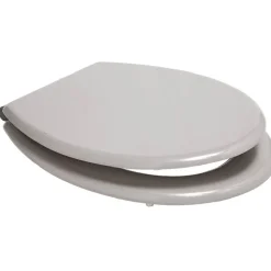 Clearance Gifi Abattant WC uni taupe avec frein de chute