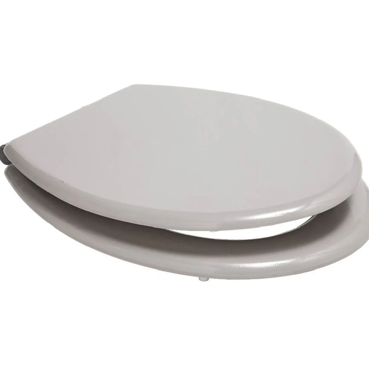 Clearance Gifi Abattant WC uni taupe avec frein de chute