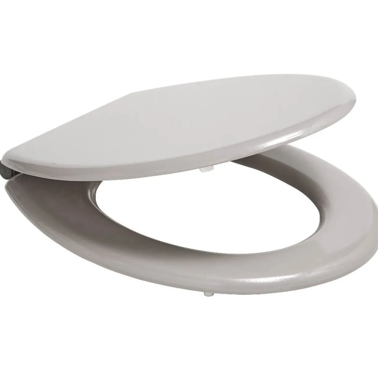 Clearance Gifi Abattant WC uni taupe avec frein de chute