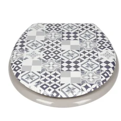 Best Gifi Abattant wc universel ajustable carreau de ciment en bois