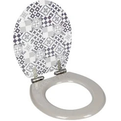 Best Gifi Abattant wc universel ajustable carreau de ciment en bois