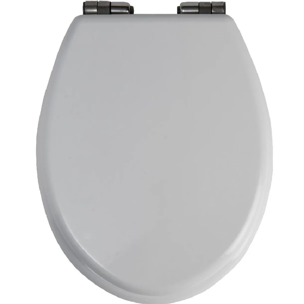 Discount Gifi Abattant WC universel bois blanc mat avec frein de chute