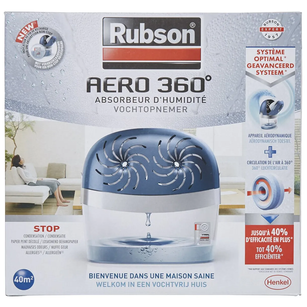 Nettoyage Et Entretien|Gifi Absorbeur d'humidité aero Rubson 360°
