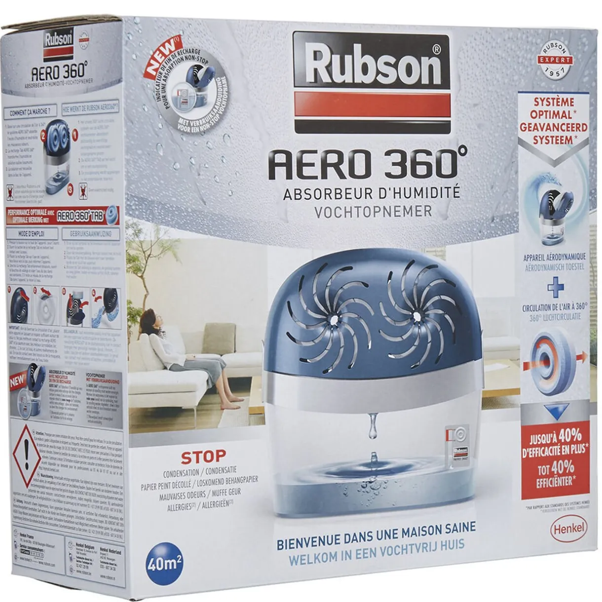 Nettoyage Et Entretien|Gifi Absorbeur d'humidité aero Rubson 360°