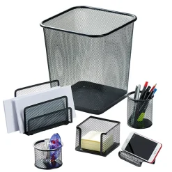 Nettoyage Et Entretien|Gifi Accessoire rangement bureau noir x6