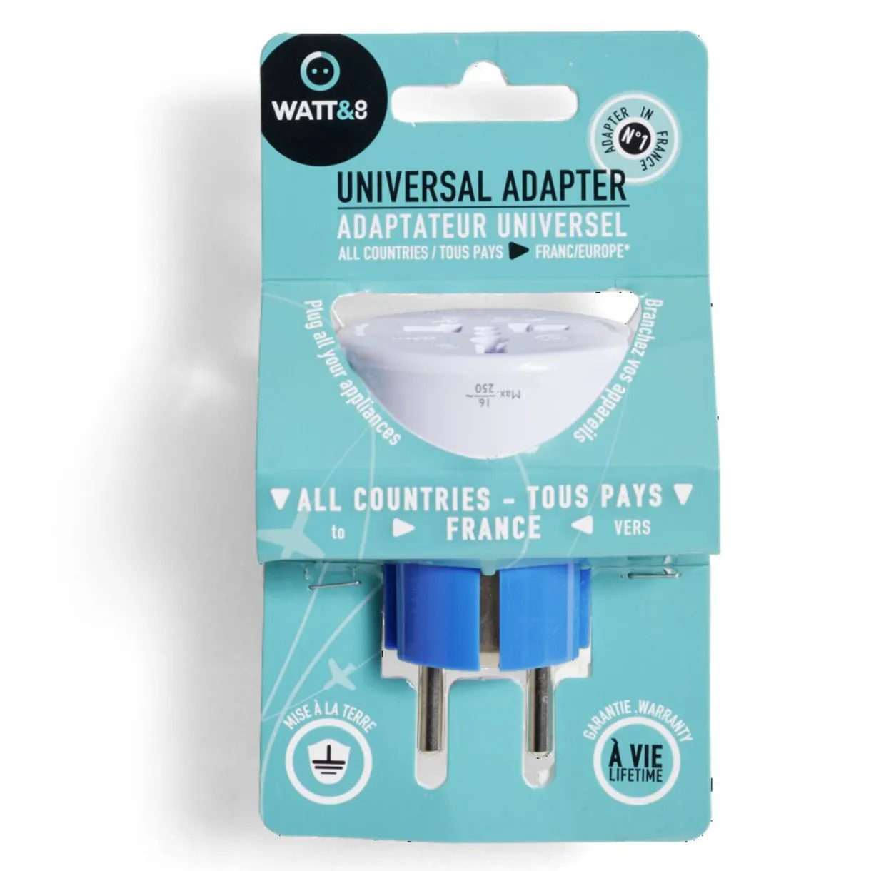 New Gifi Adaptateur prise européenne