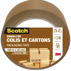 Discount Gifi Adhésif d'emballage Scotch large pour colis et carton
