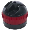 Aiguiseur couteau double position rouge et noir^Gifi Discount