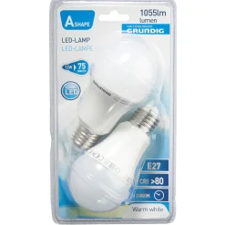 Discount Gifi Ampoule A60 en verre blanc 1055 lm x2