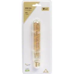 Hot Gifi Ampoule déco ambrée tube E27