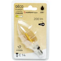 Clearance Gifi Ampoule deco filament lumière chaude