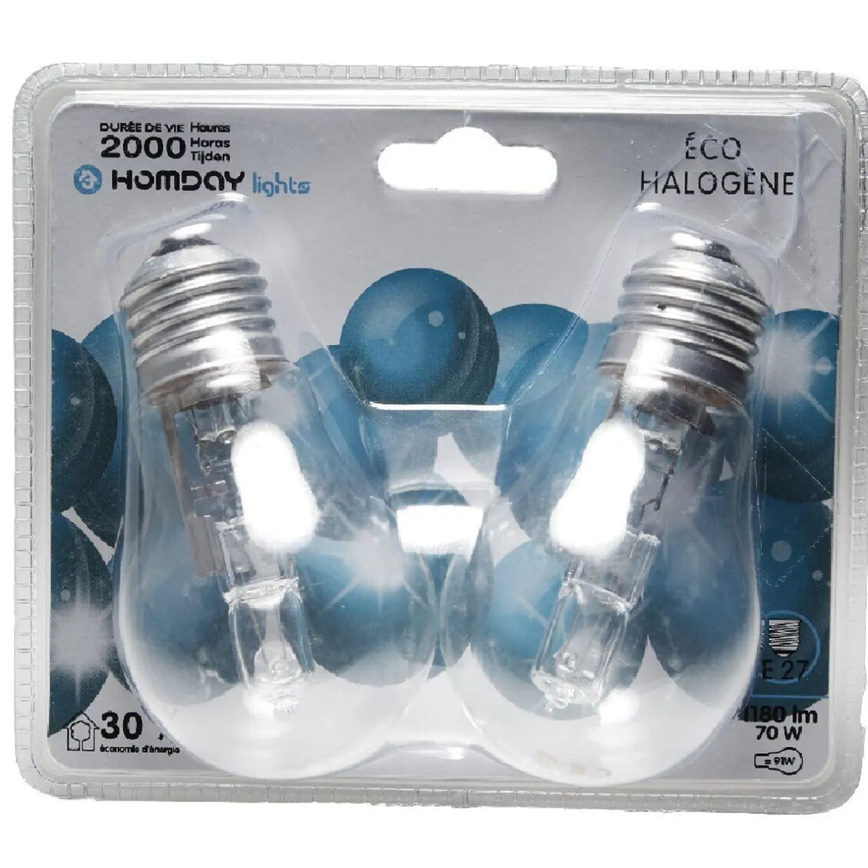 Hot Gifi Ampoule E27 éco halogène A55 x2