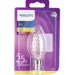 Hot Gifi Ampoule flamme LED blanc chaud E14 - 250 lm