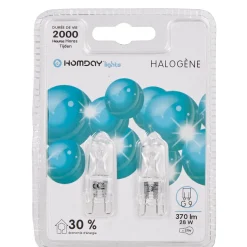 Gifi Ampoule halogène G9 x2